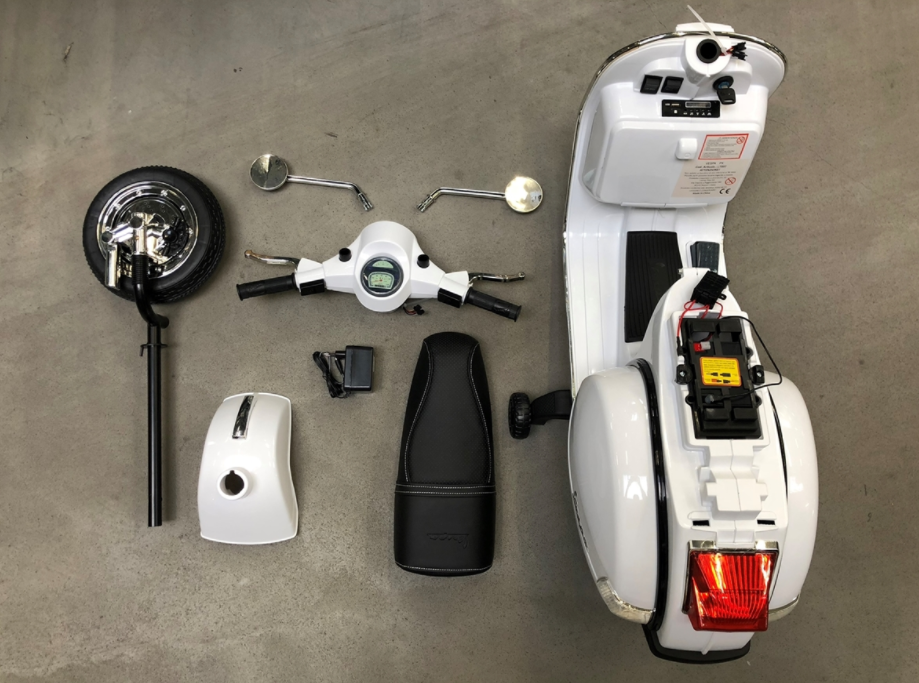 Kinderroller Vespa PX elektrisch 12V