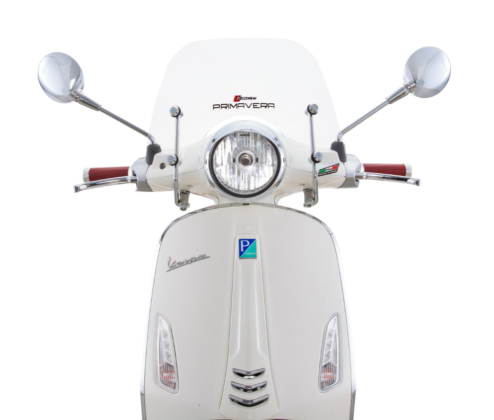 Flyscreen FACO für Vespa Primavera /Elettrica 50-125ccm 2T/​4T, klar