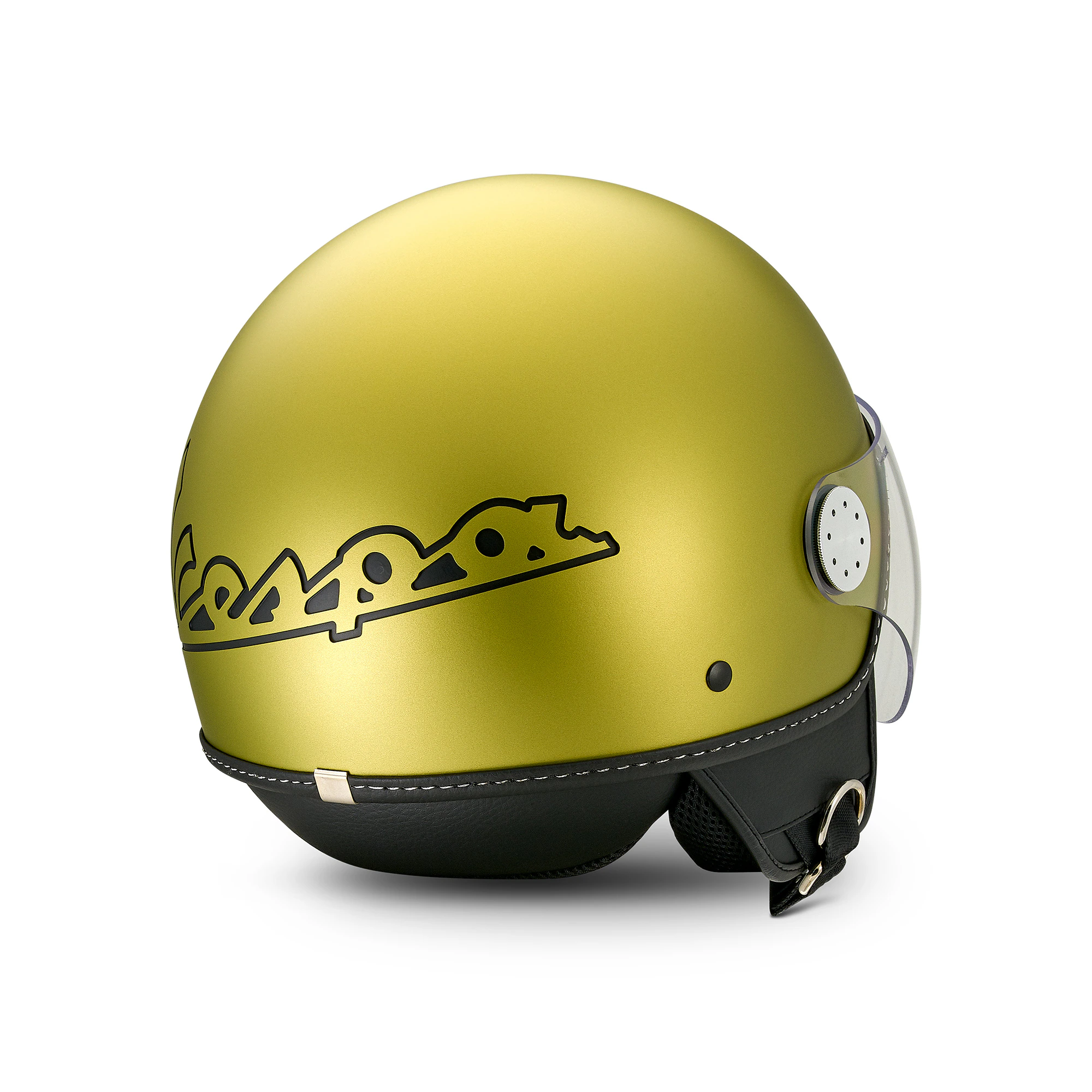 Vespa Jethelm Visor 4.0 grün ambizioso matt