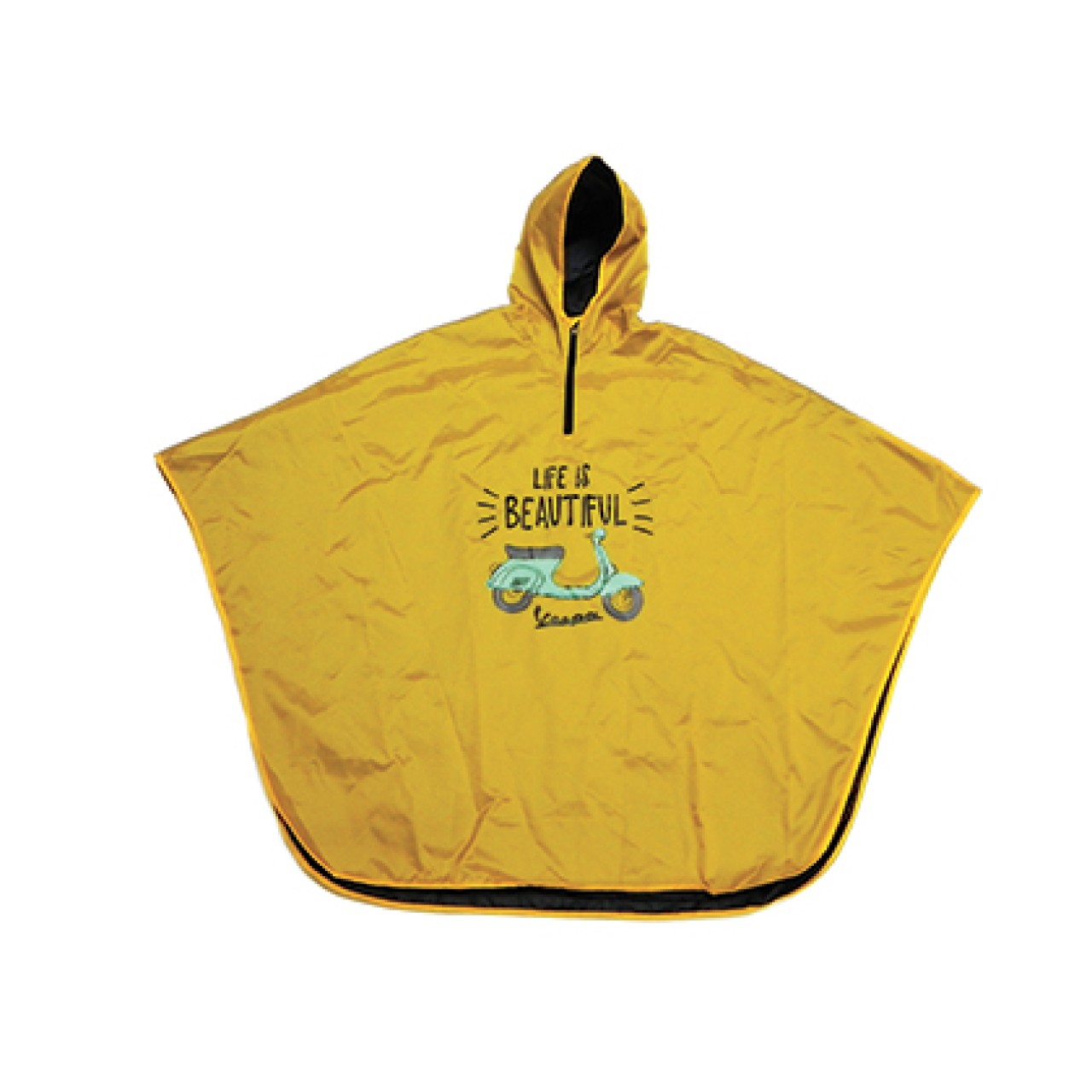 Vespa Regenponcho gelb