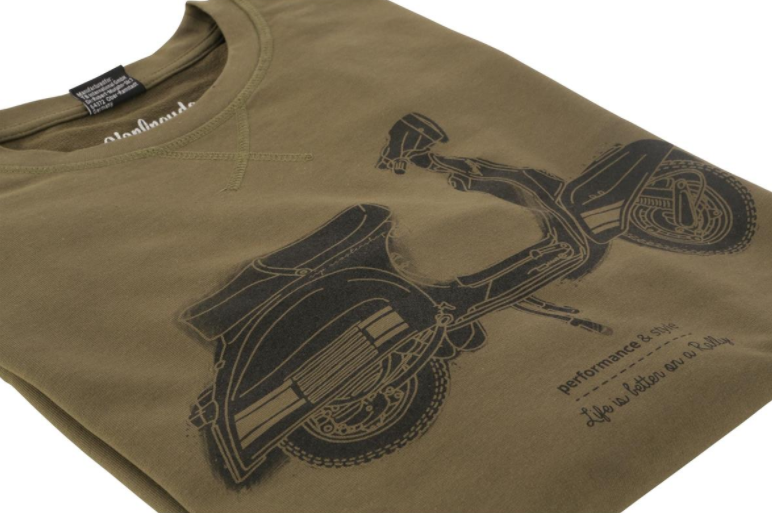 Sweatshirt "Life is better on a Rally", Herren olivgrün