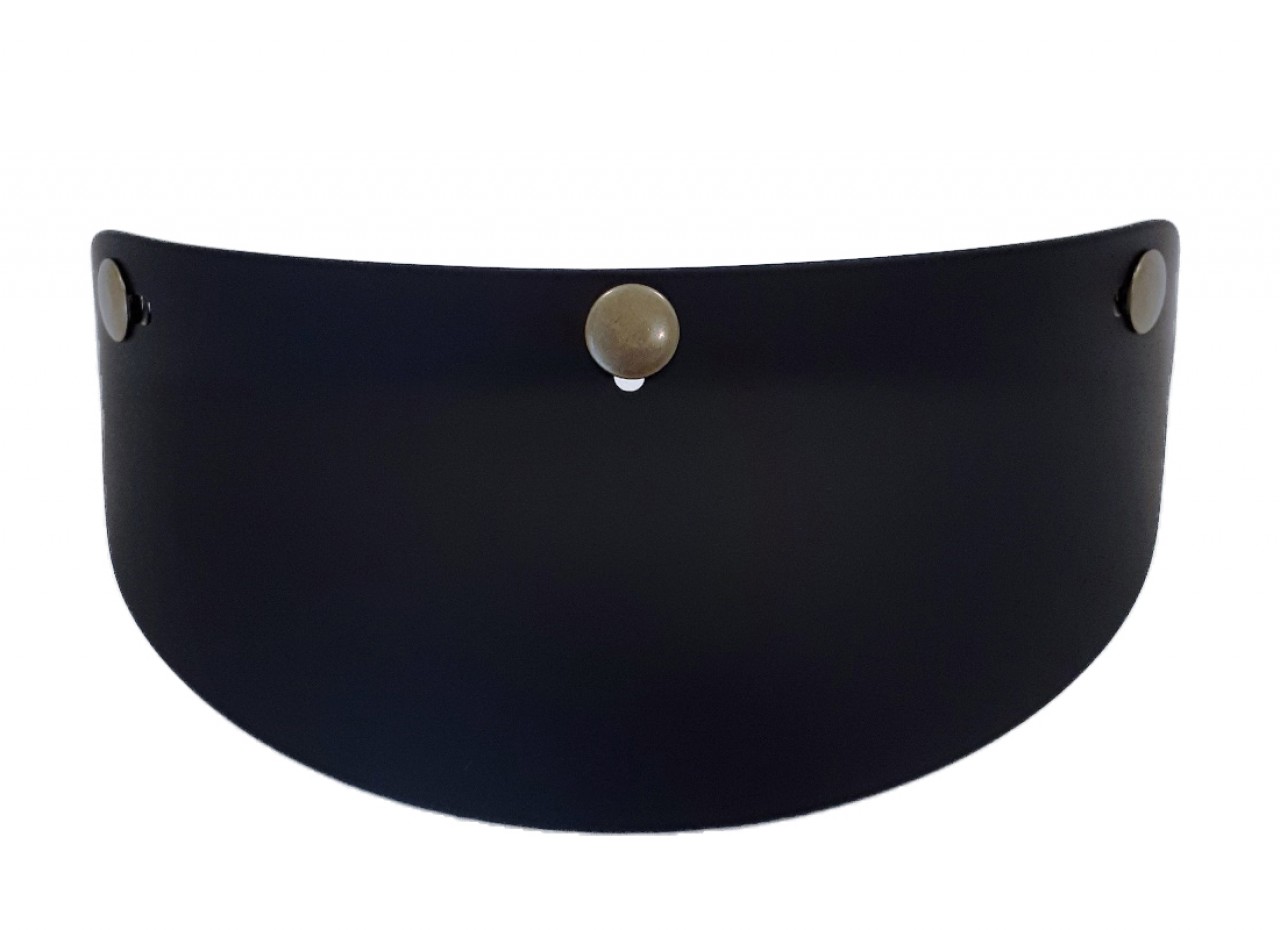 Helmo Milano Schirm für Audace Helm, schwarz matt