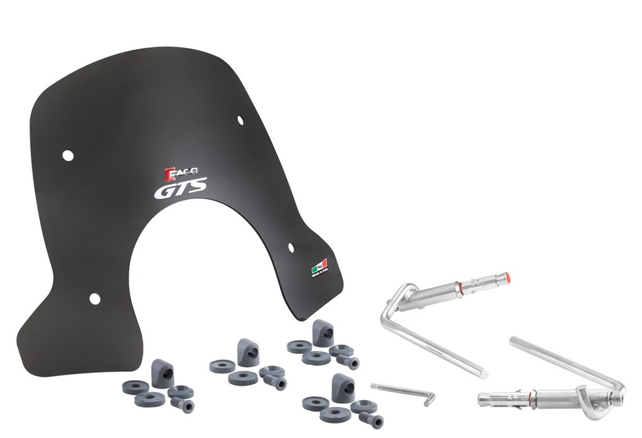 Windschild halbhoch für Vespa GTS/​GTS Super/​​GT/​GT L 125-300ccm, getönt