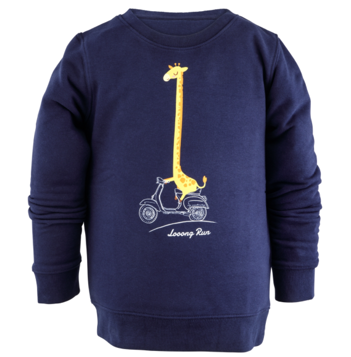 Kinder Sweatshirt "Looong Run", blau