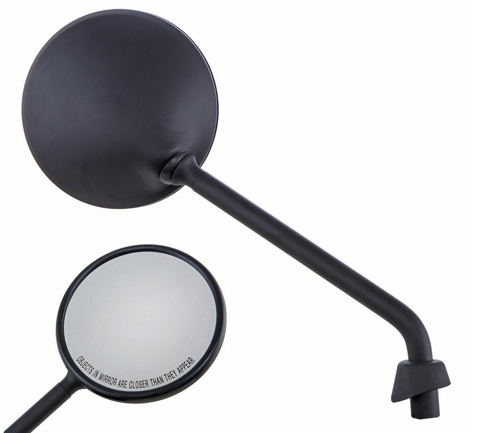 Spiegel für Vespa LX/​LXV/​S/​GTS/​GTS Super/​GTV/​GT 60/​GT/​GT L 50-300ccm, schwarz matt, rechts