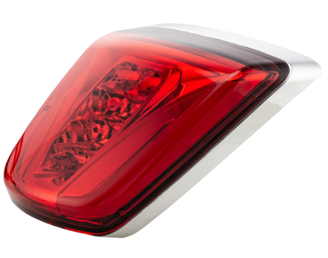 Rücklicht LED rot für Vespa Primavera/​Sprint 50-150ccm, Rand - chrom