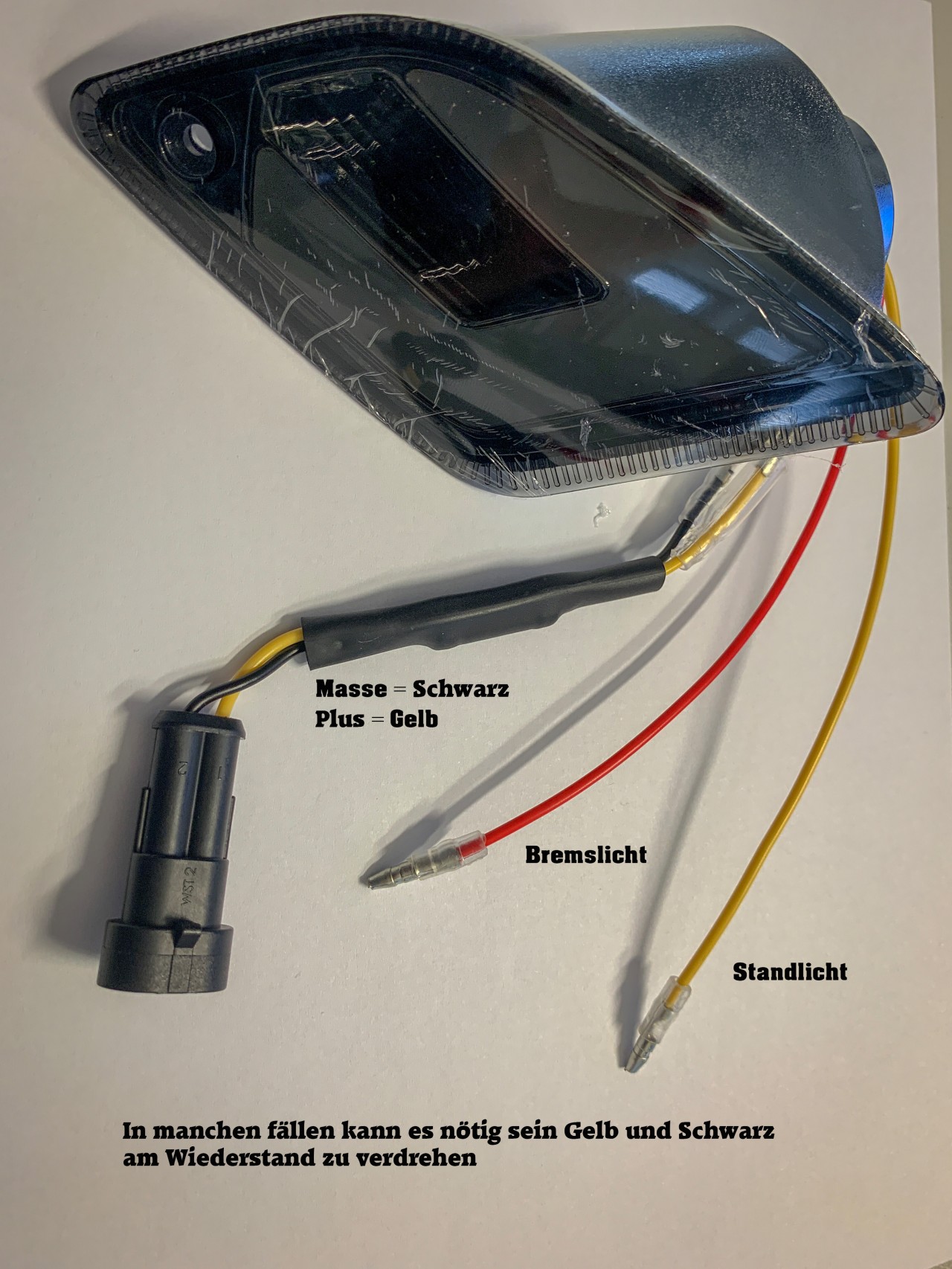 LED Blinkersatz vorne, klar für Vespa GT, GTL, GTV, GTS 125-300
