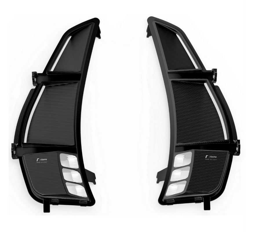 Lüftungsgitter RIZOMA Gepäckfach für Vespa GTS/​GTS Super/GTV 125-300ccm (`23-), schwarz